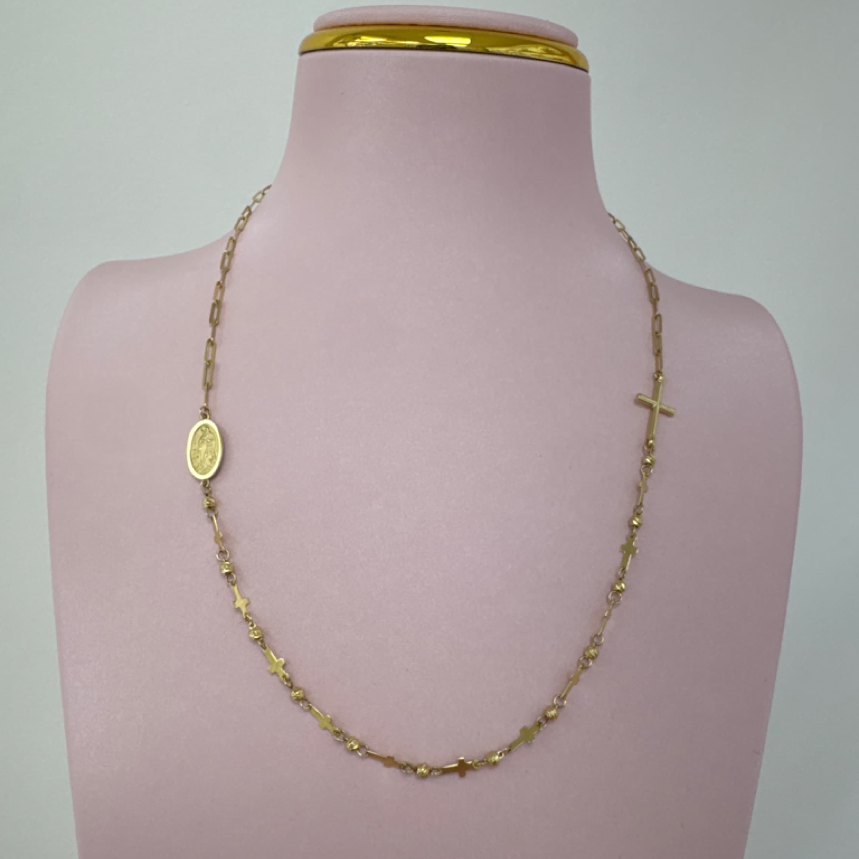 Rosario Elegant Necklace 14KT