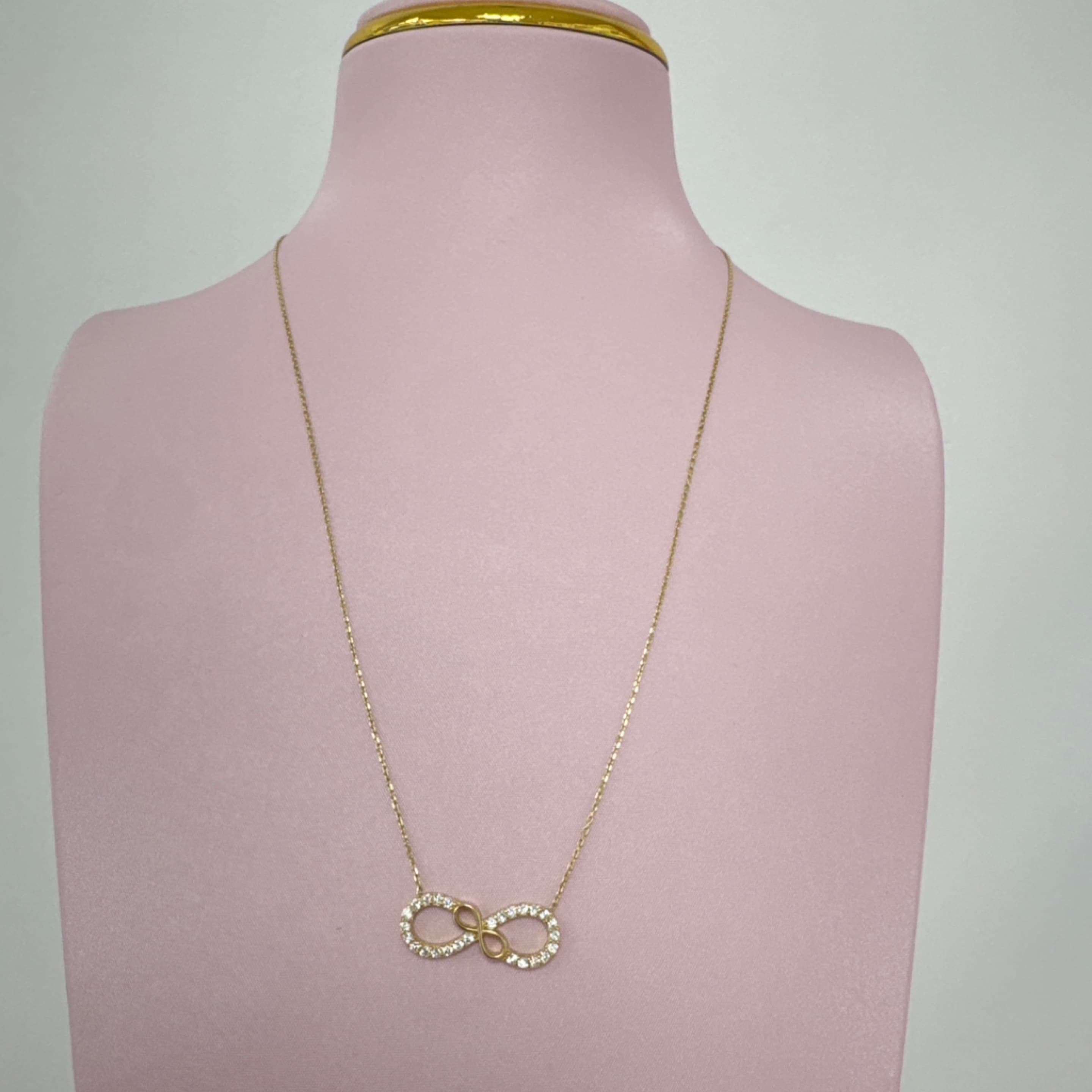 Two infinity chain 14KT