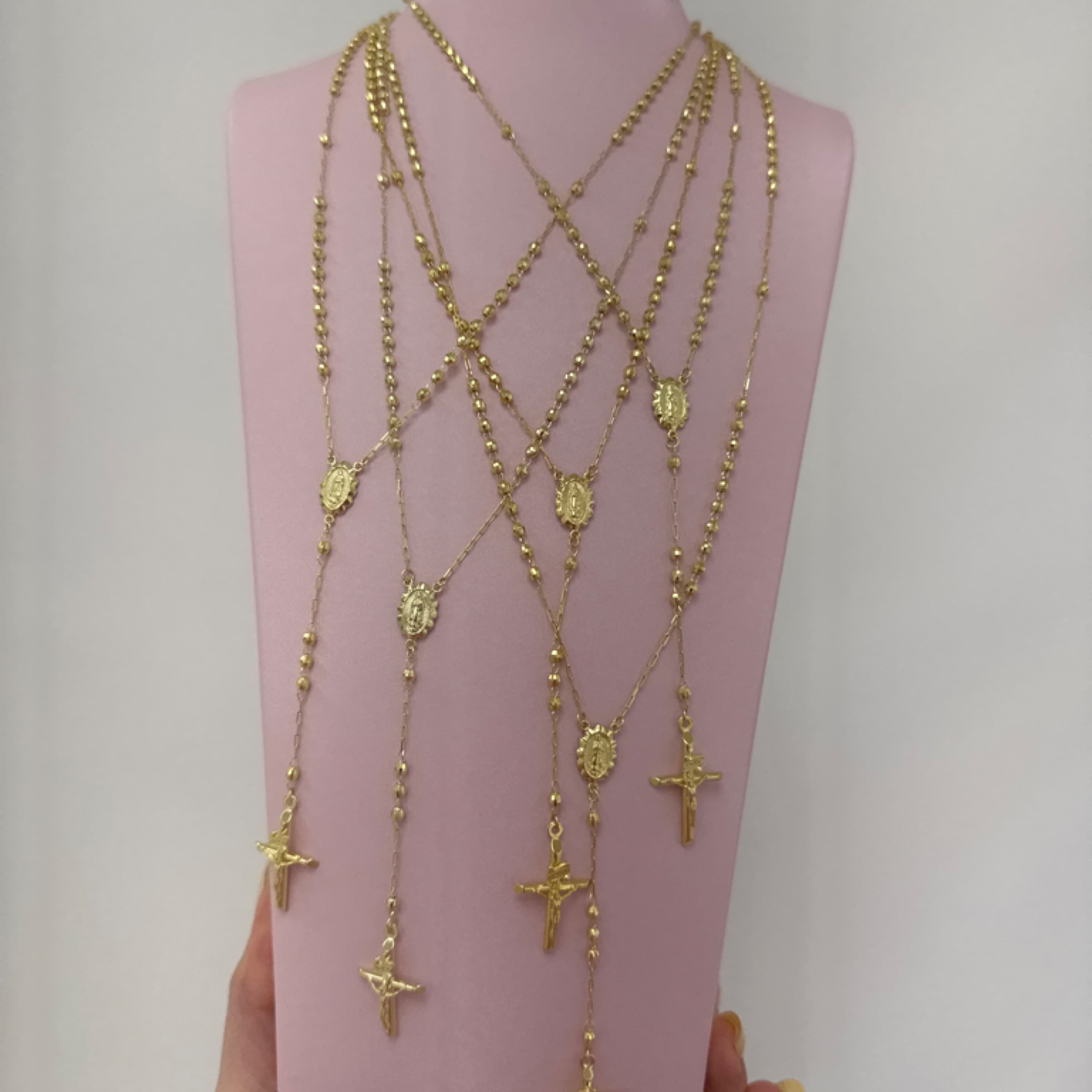 Rosario Chain 3mm 14KT