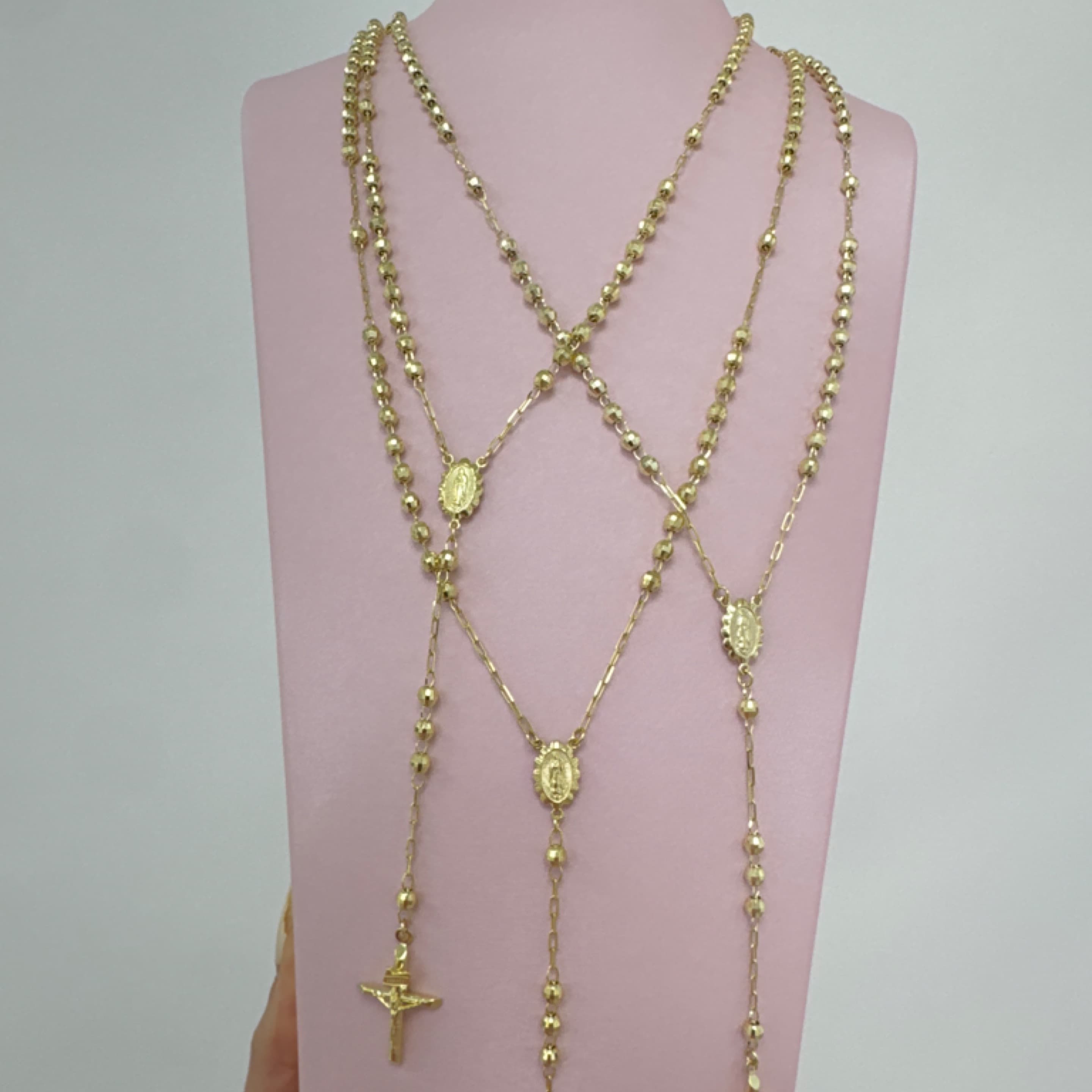 Rosario Chain 4mm 14KT