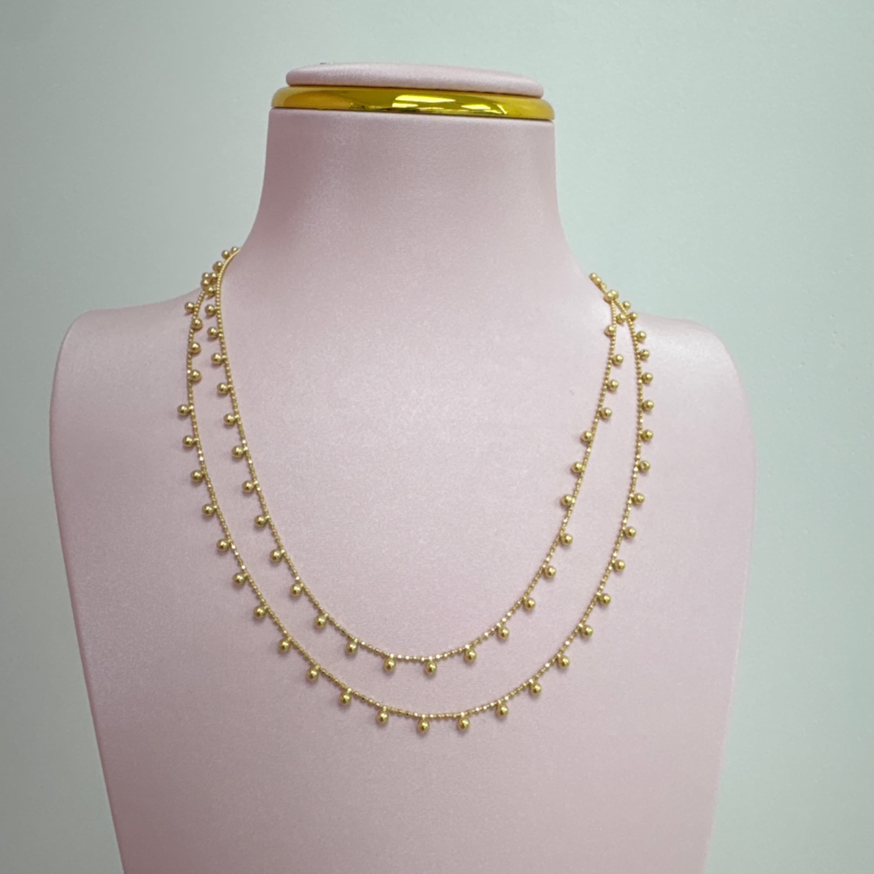 Elegant ball chain 14KT