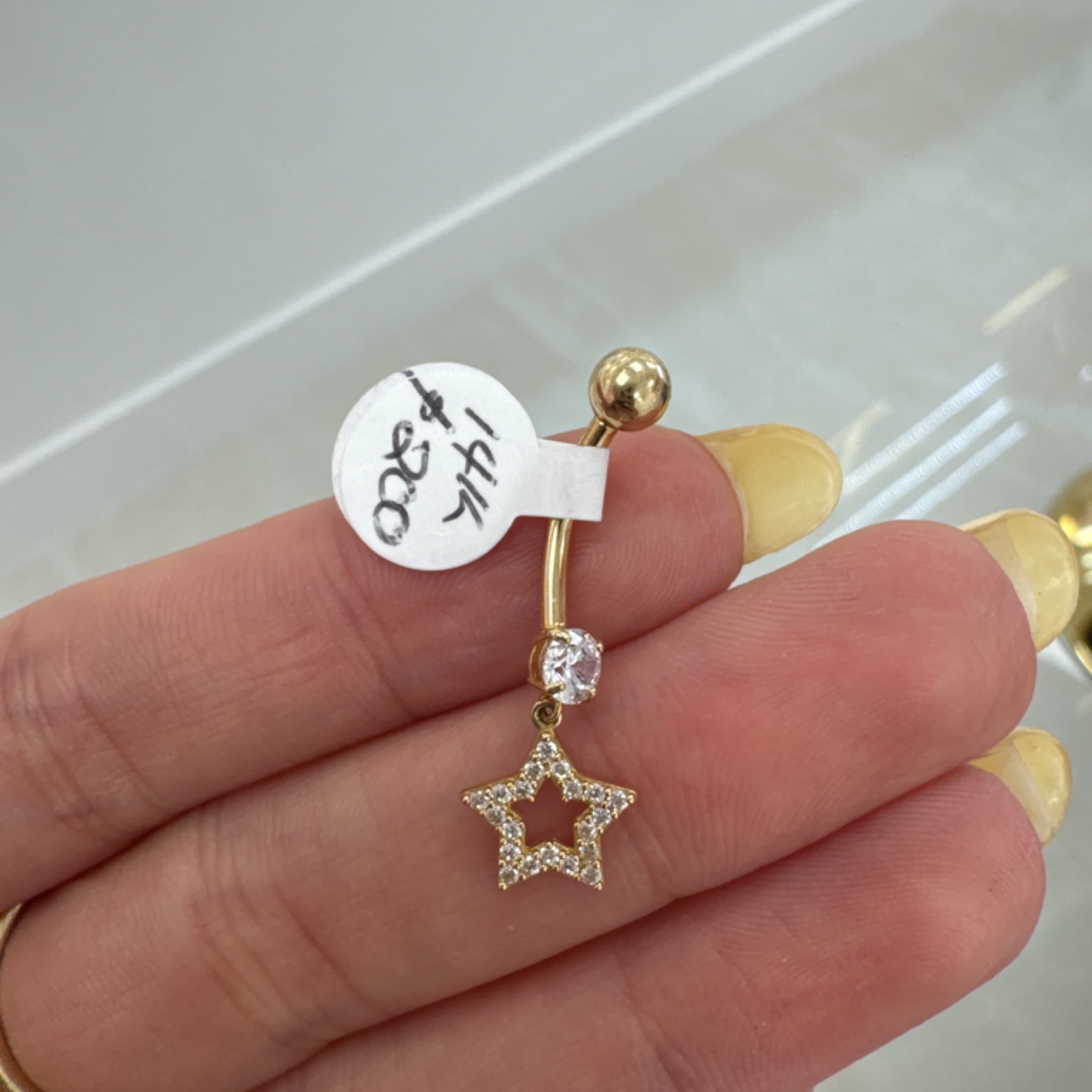 Star piercing ZC 14KT