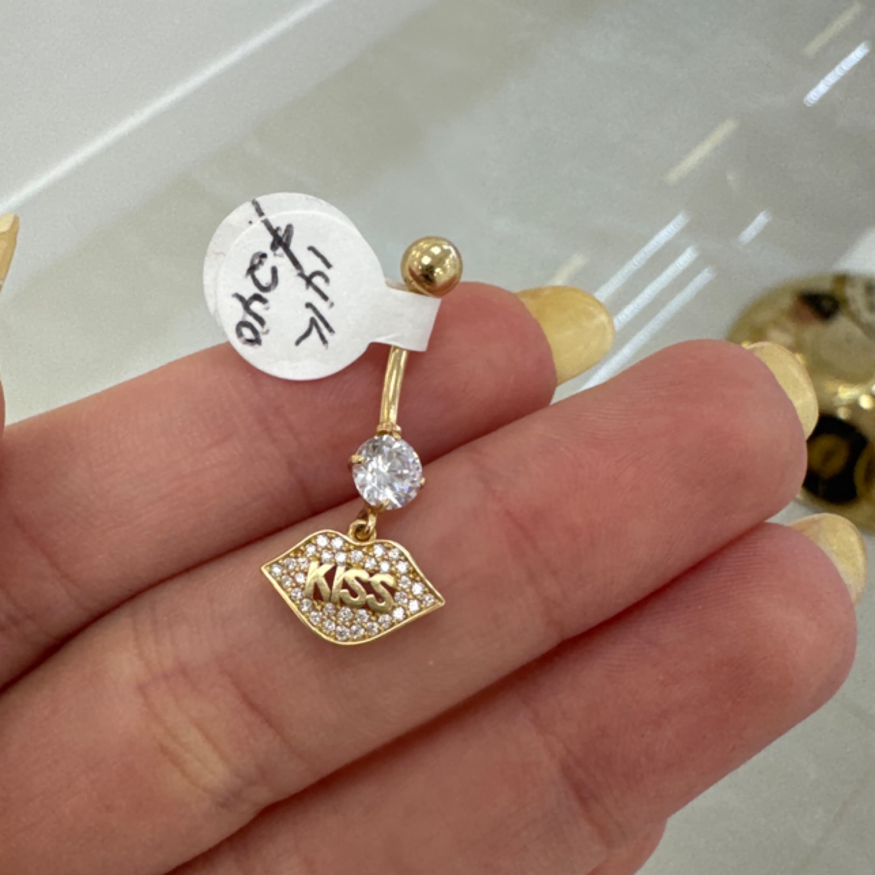 Kiss piercing Zc 14KT