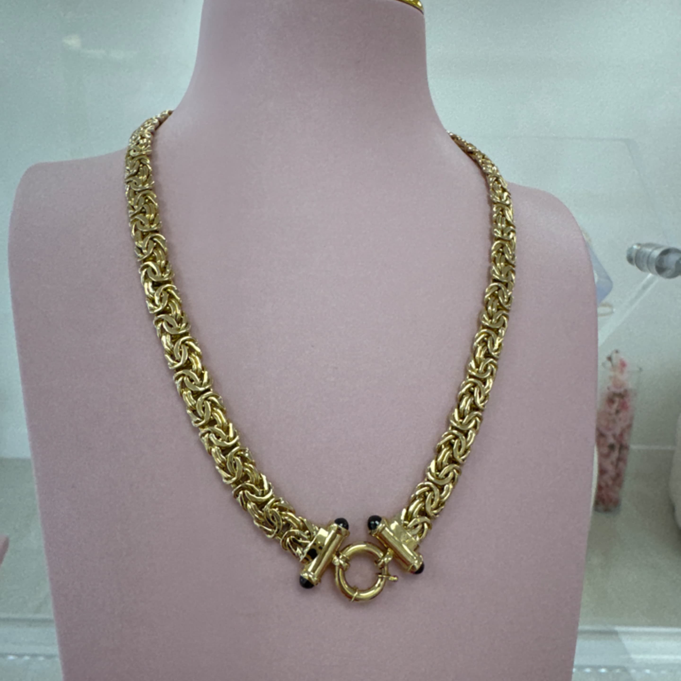 Byzantine Choker 8mm 10KT
