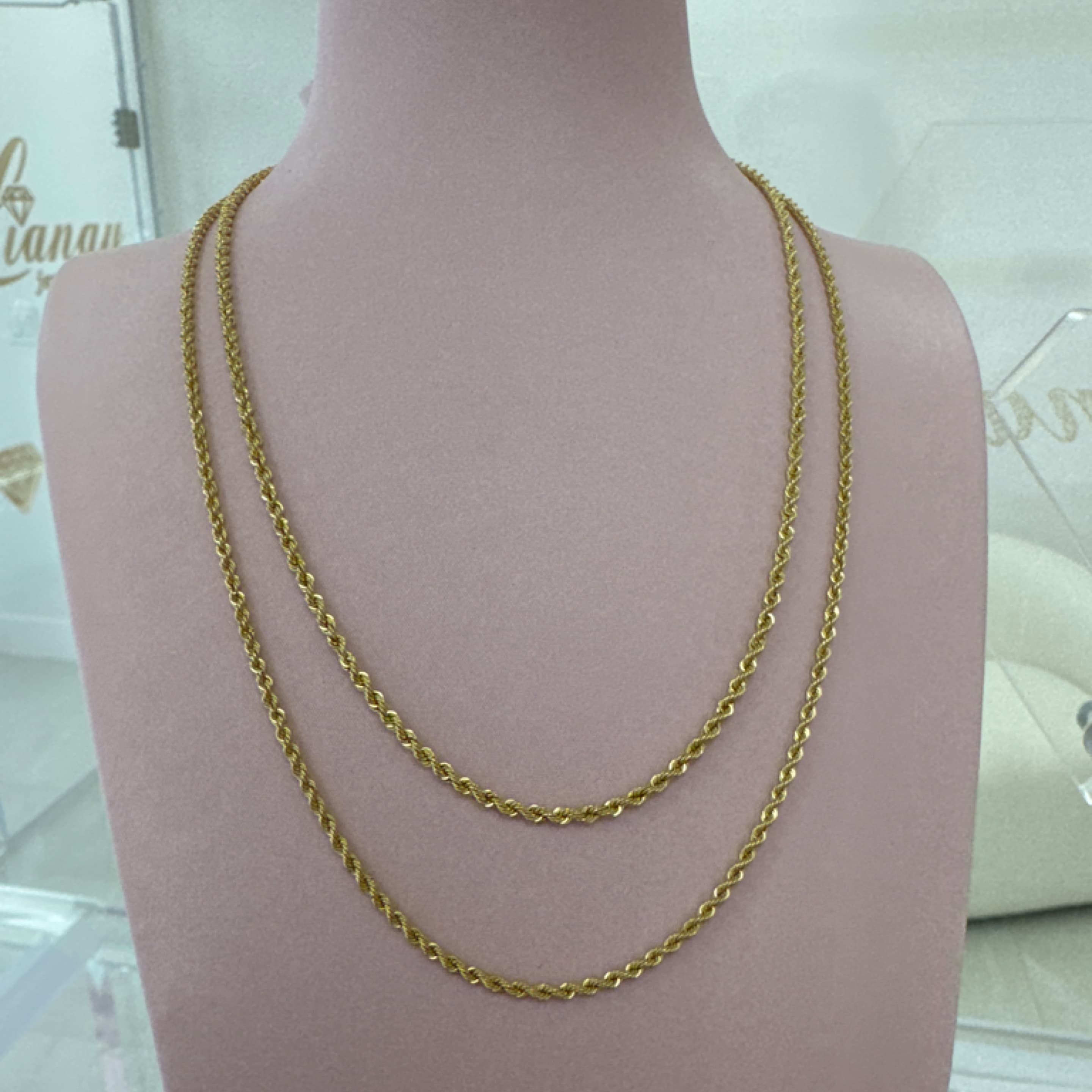 Rope chain 2mm 10KT