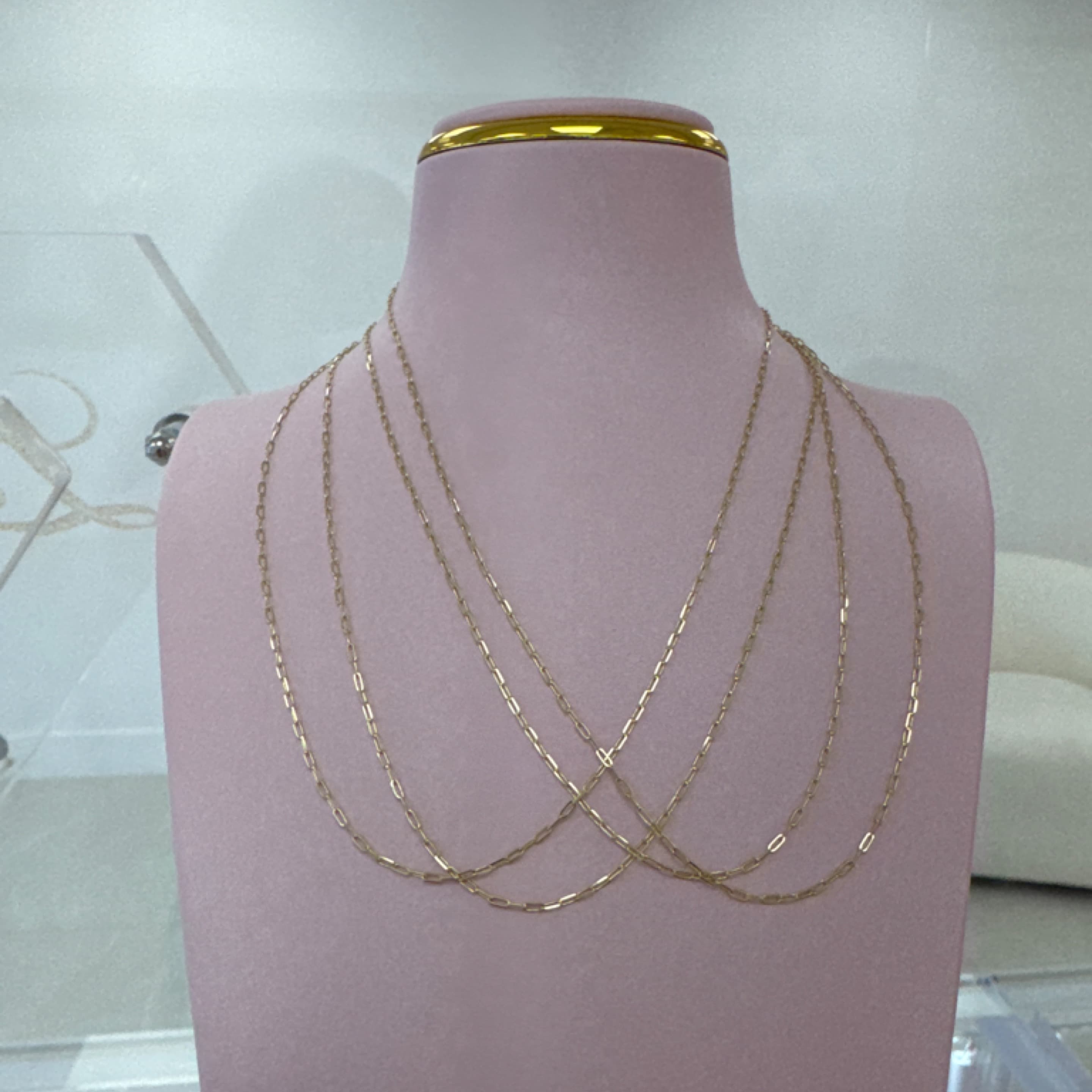 Paper clip chain 10KT
