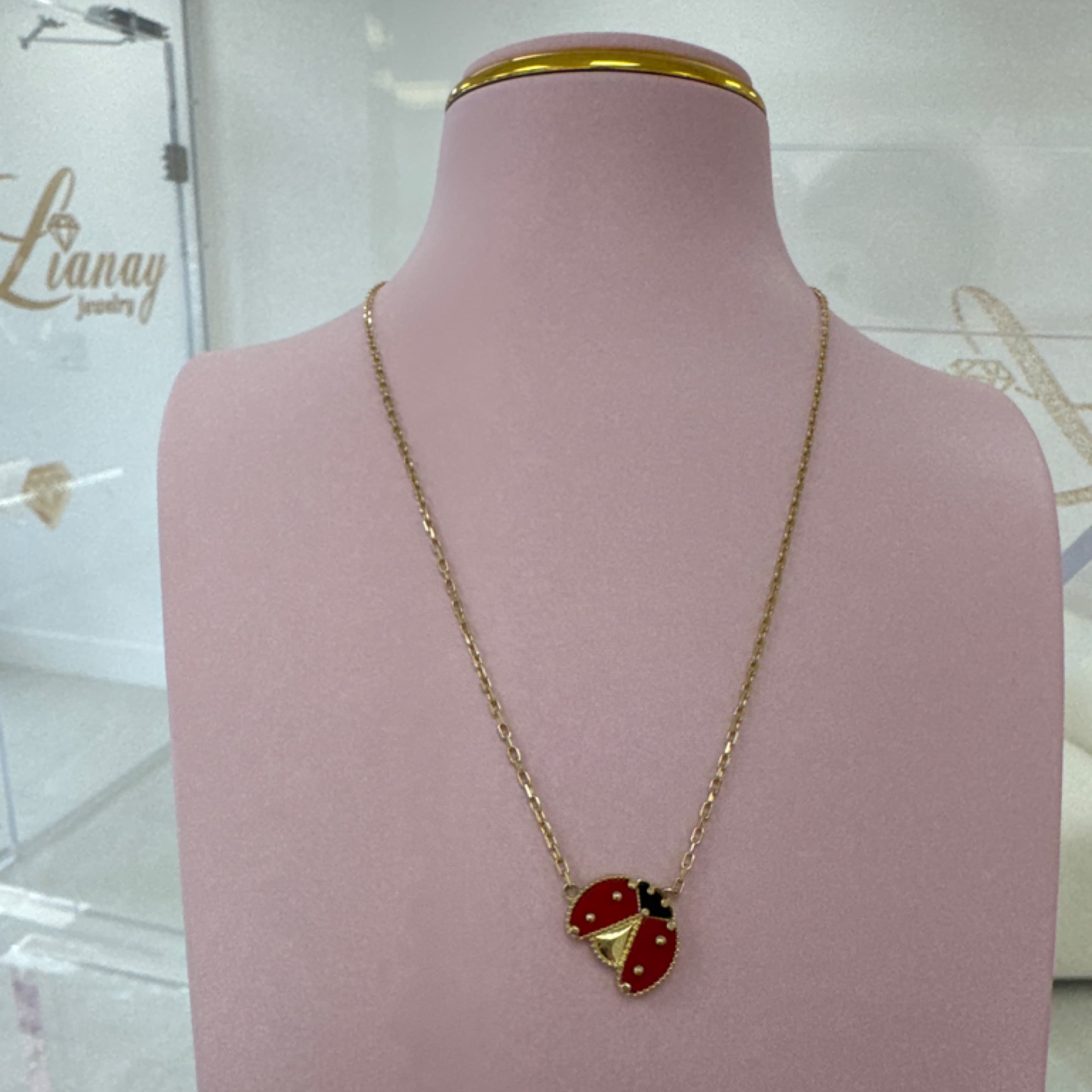 LADY BUG chain 10KT
