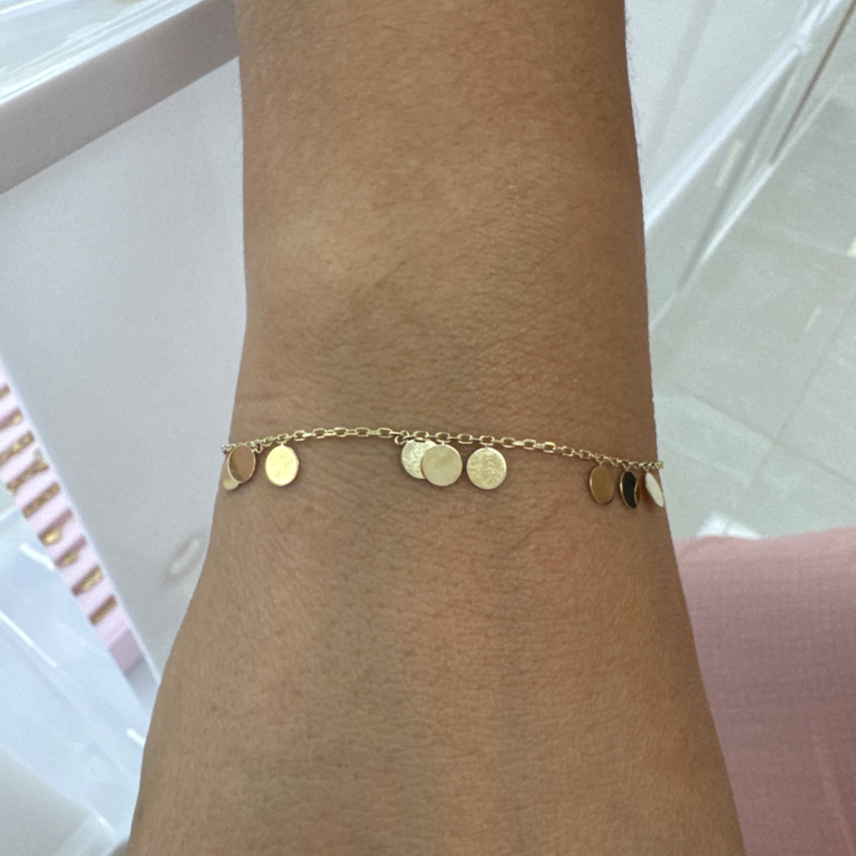 Bracelet with pendants 10KT