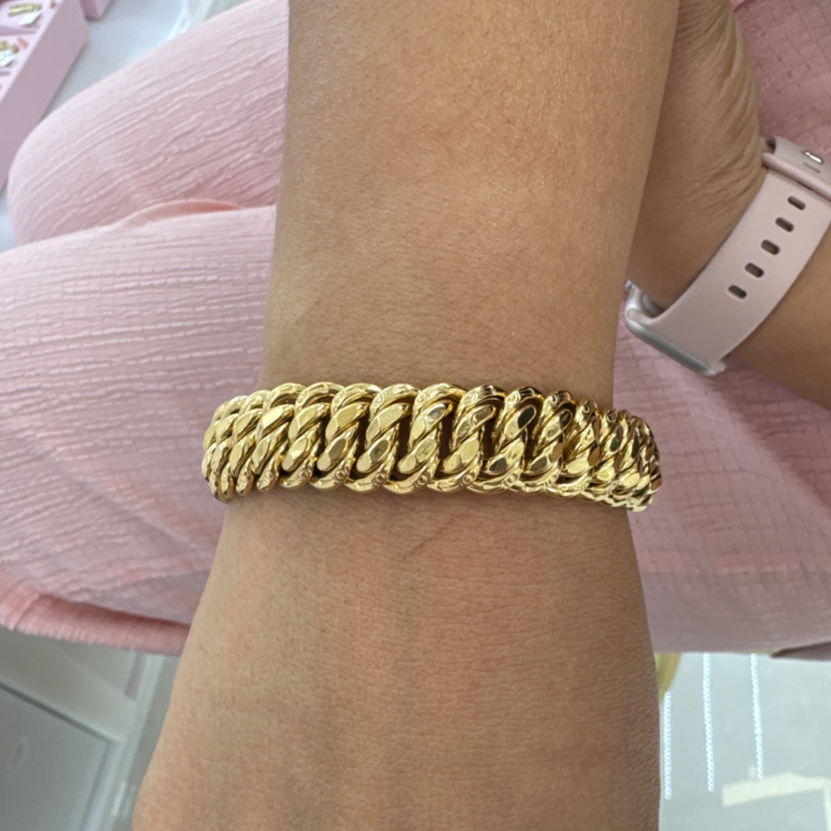 Princess bracelet 15mm 10KT