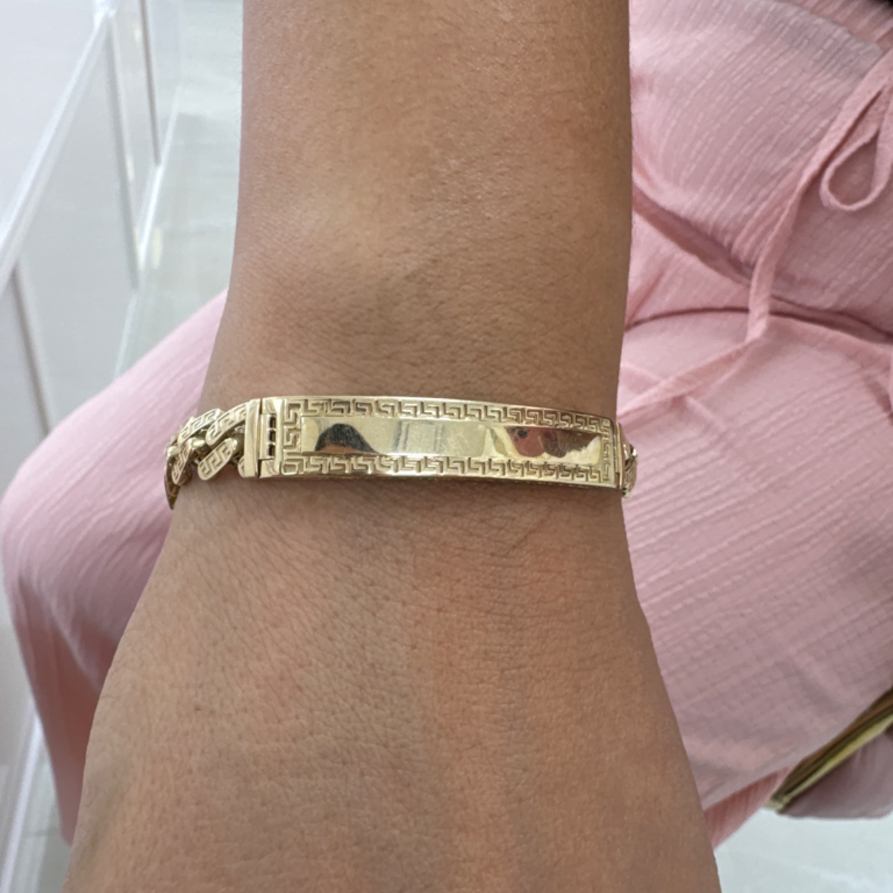 Monaco bracelet with plaque