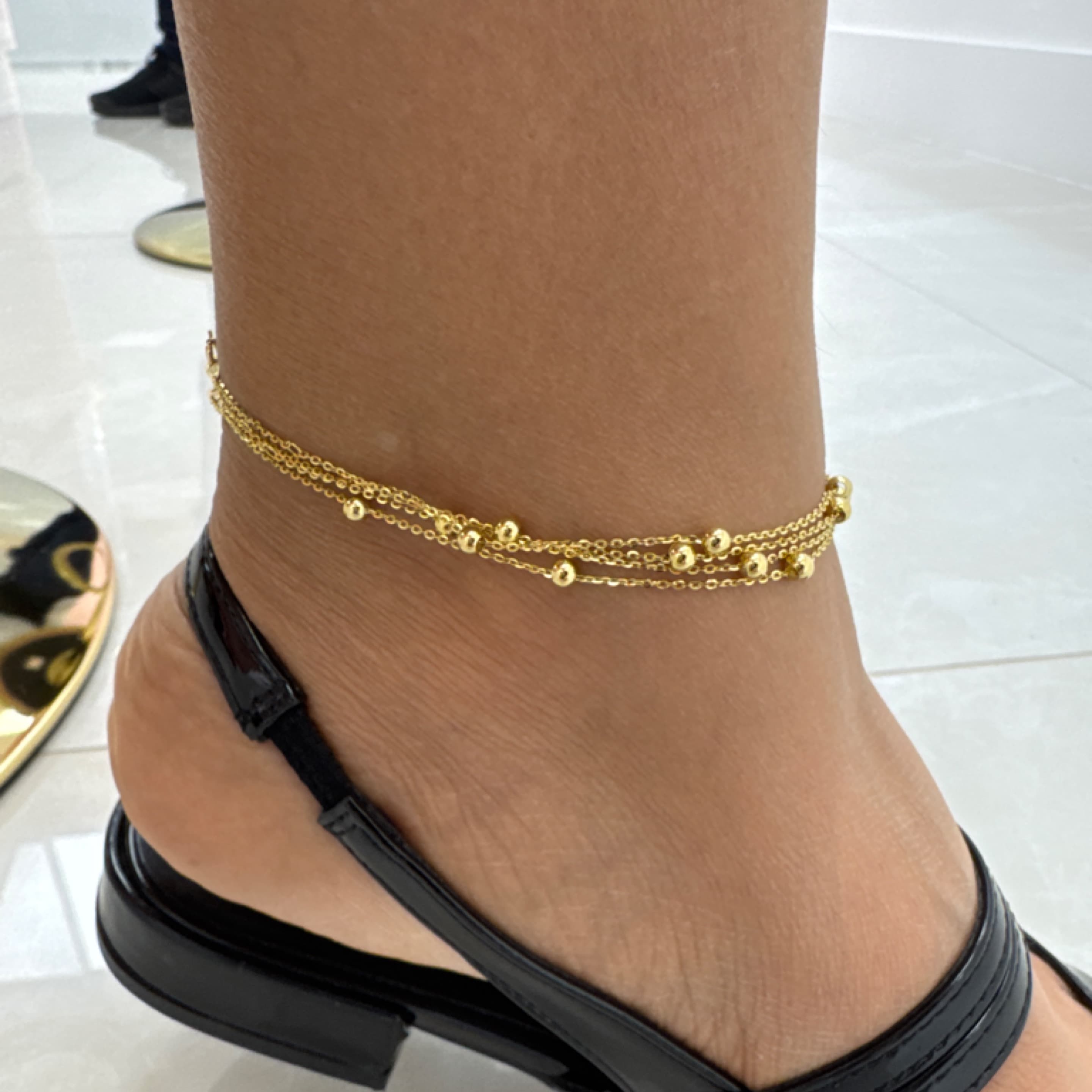 Anklets of balines 10KT