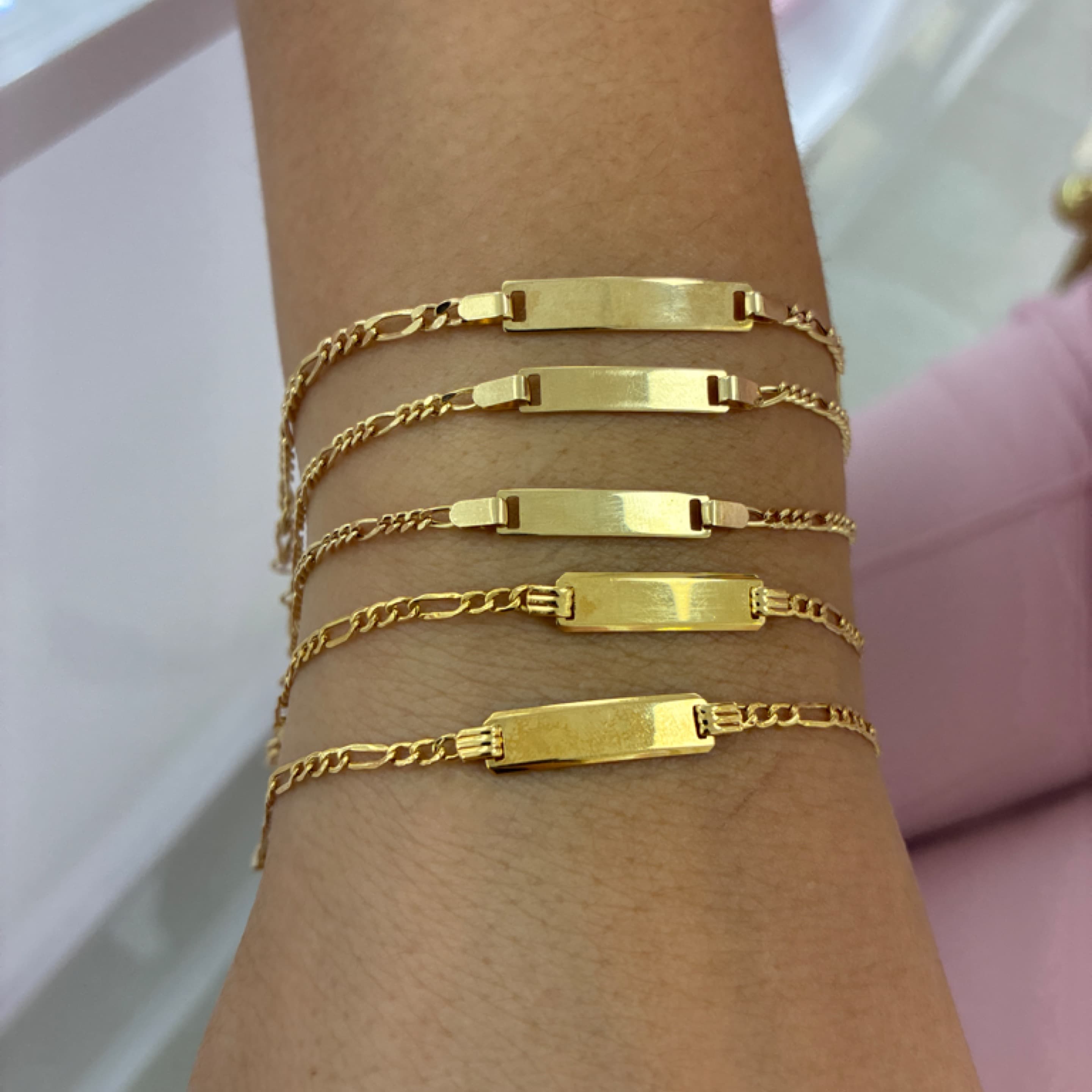 Fígaro babe bracelet 14KT
