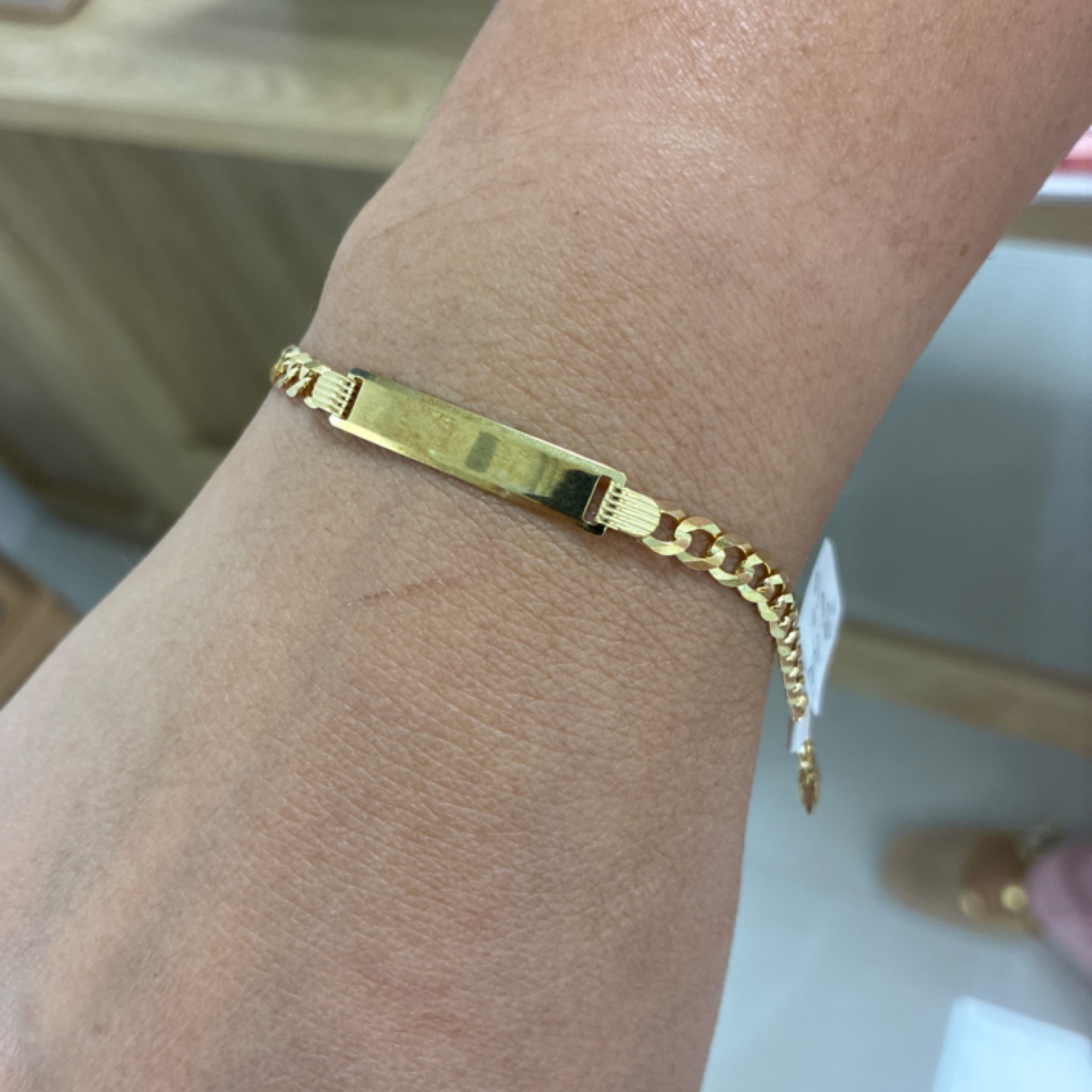 Corte de brillo baby bracelet 5mm 14KT