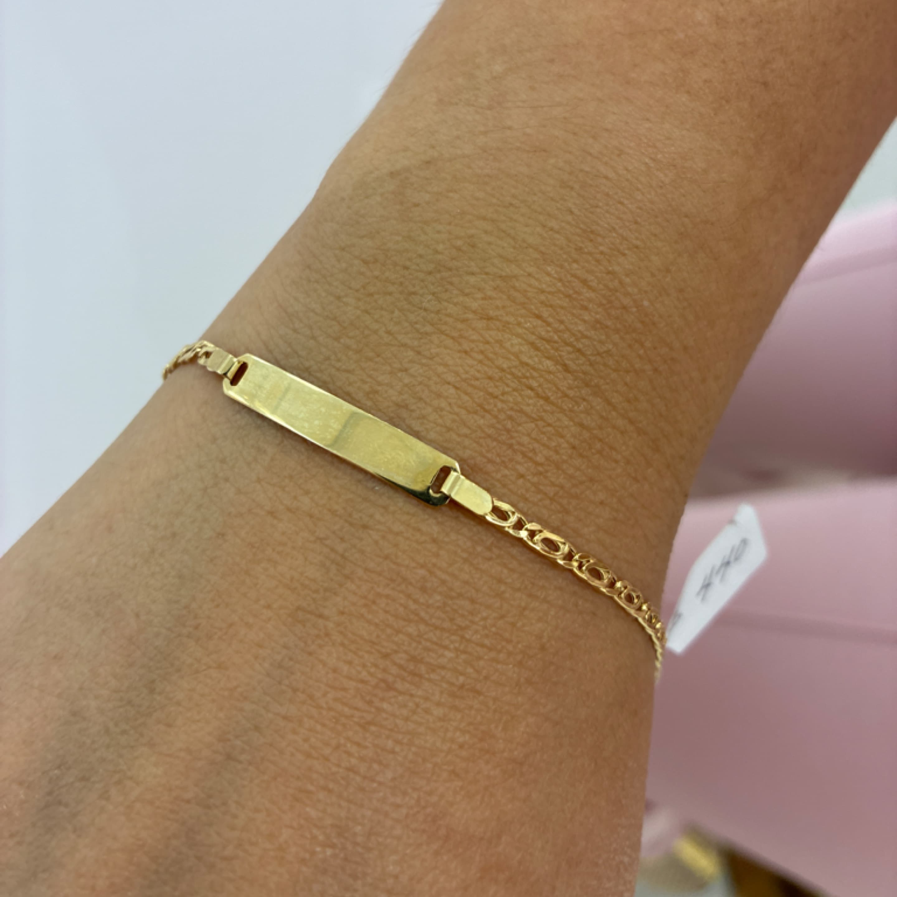 Egyptian style baby bracelet 14KT