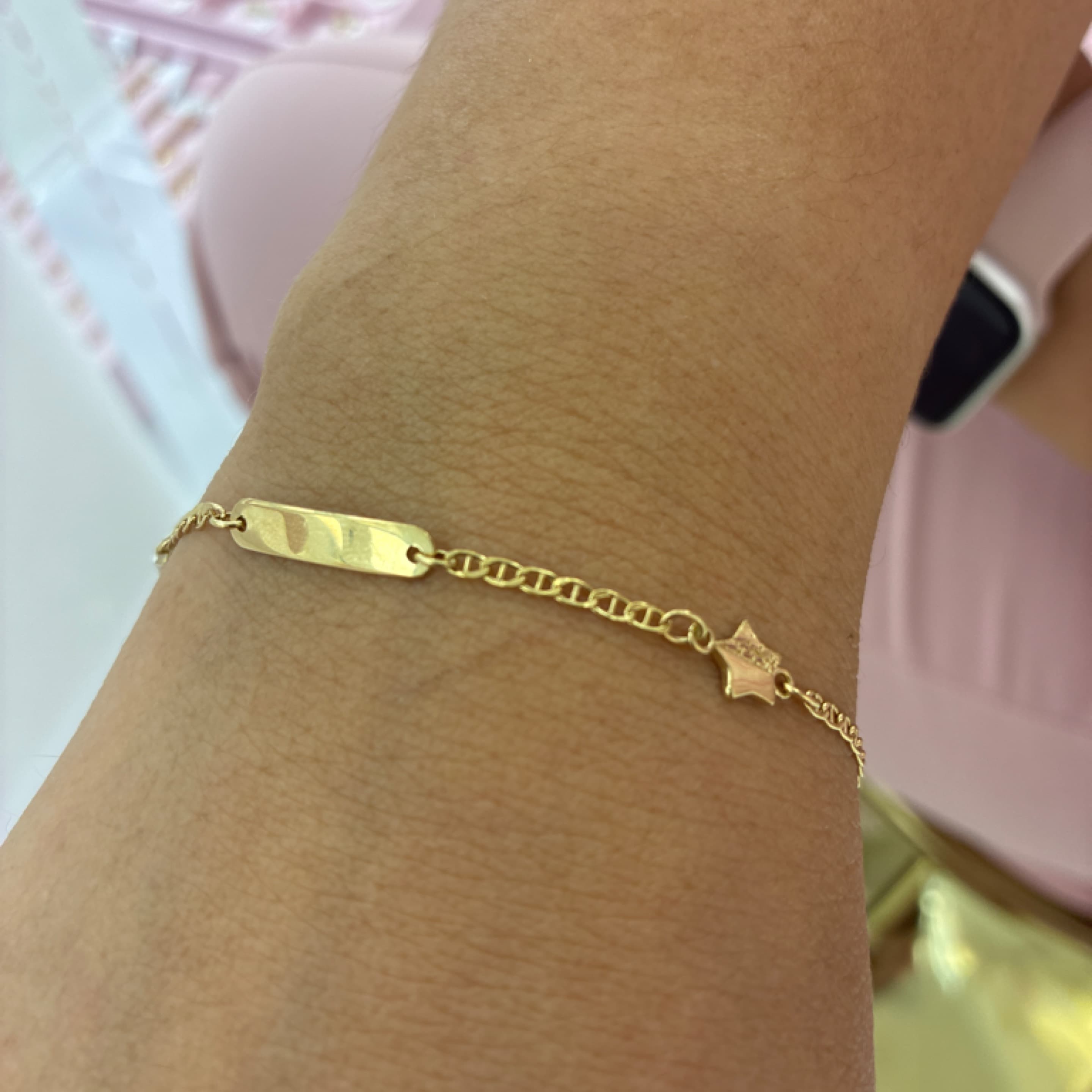 Valentino Baby bracelet & star 14KT