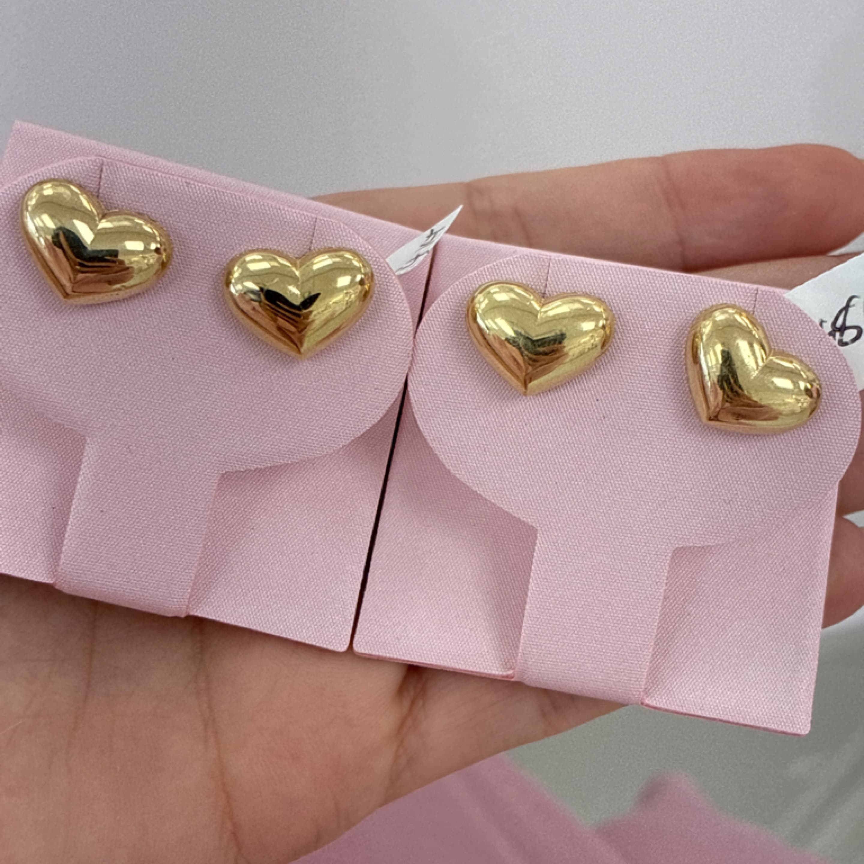 Heart earring 14KT