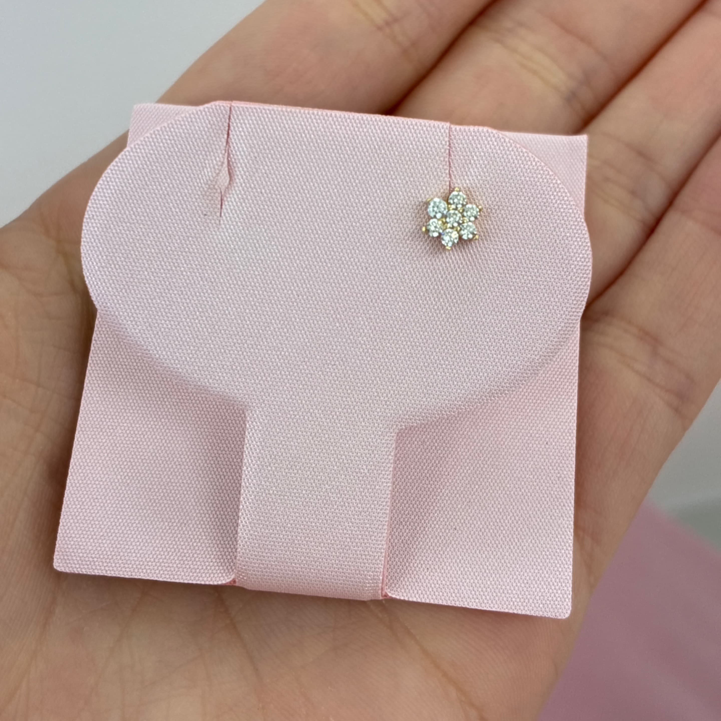 Flower ear piercing 14KT