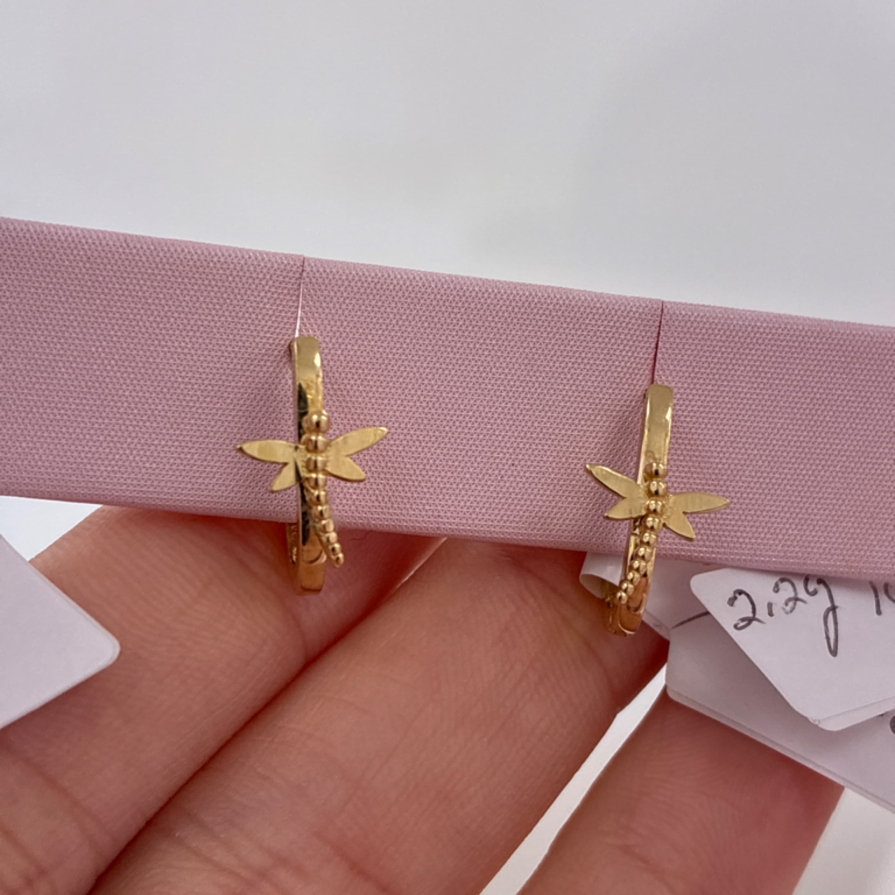 Dragonfly hoop 14KT