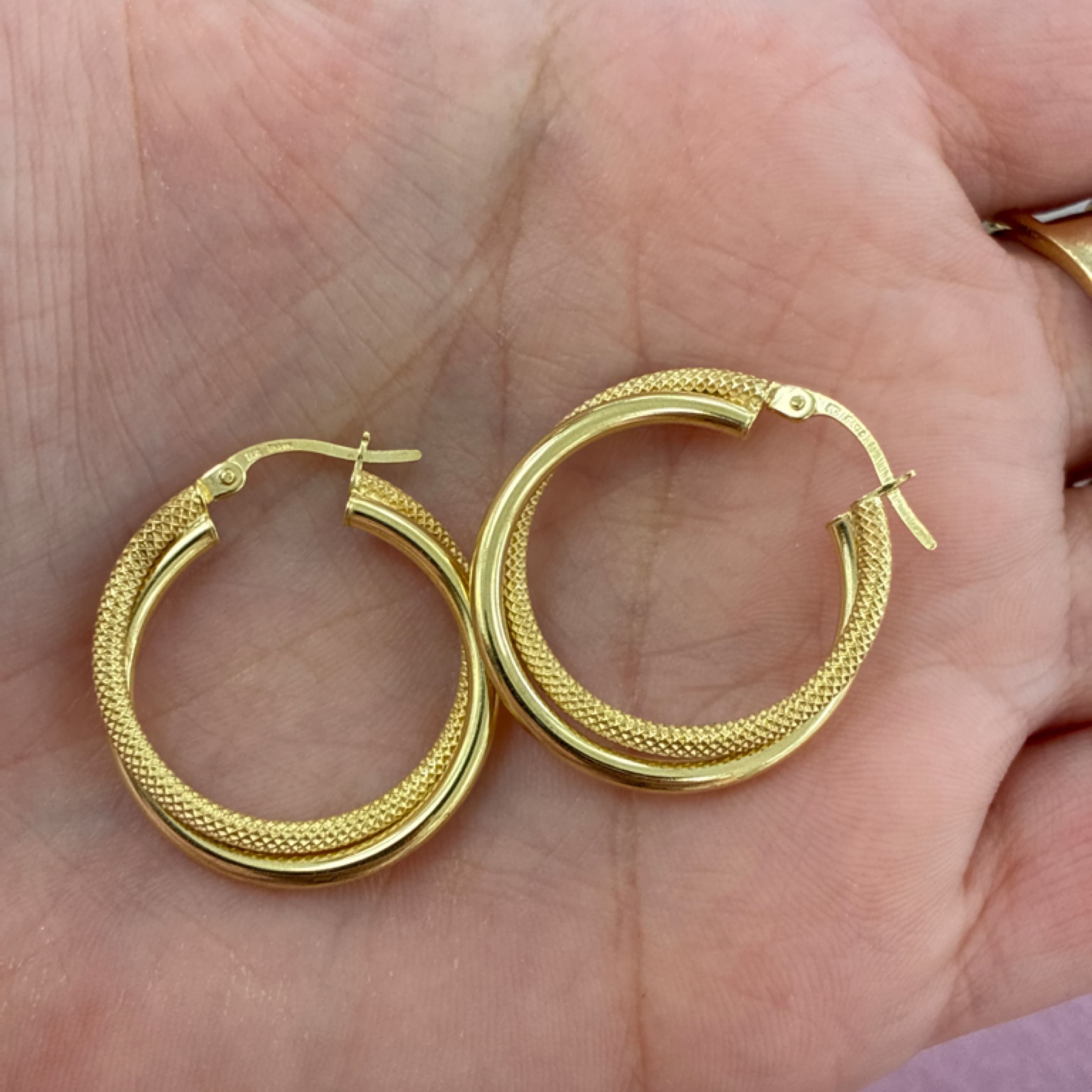 Medium Two designs Hoop