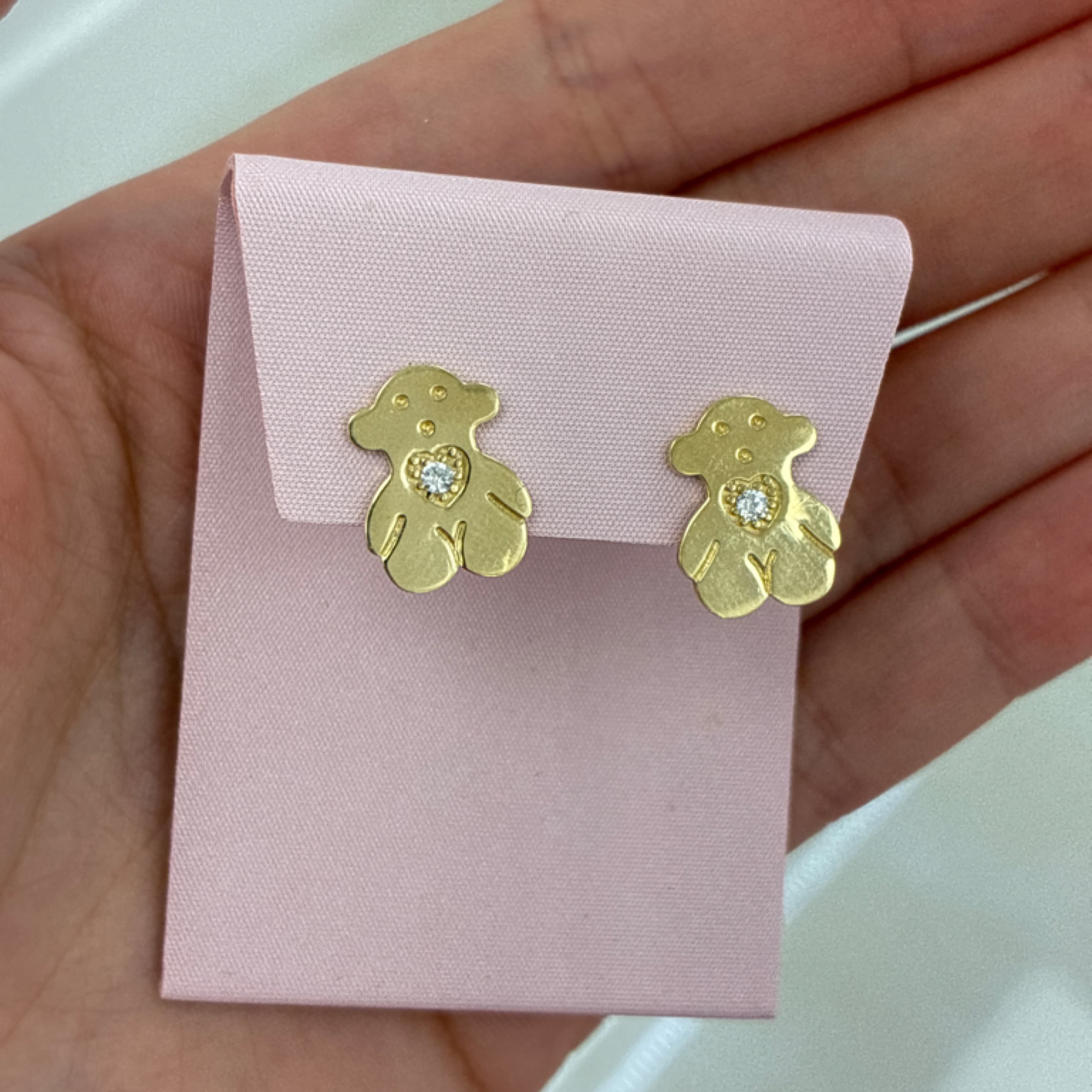 Bear earrings 10KT