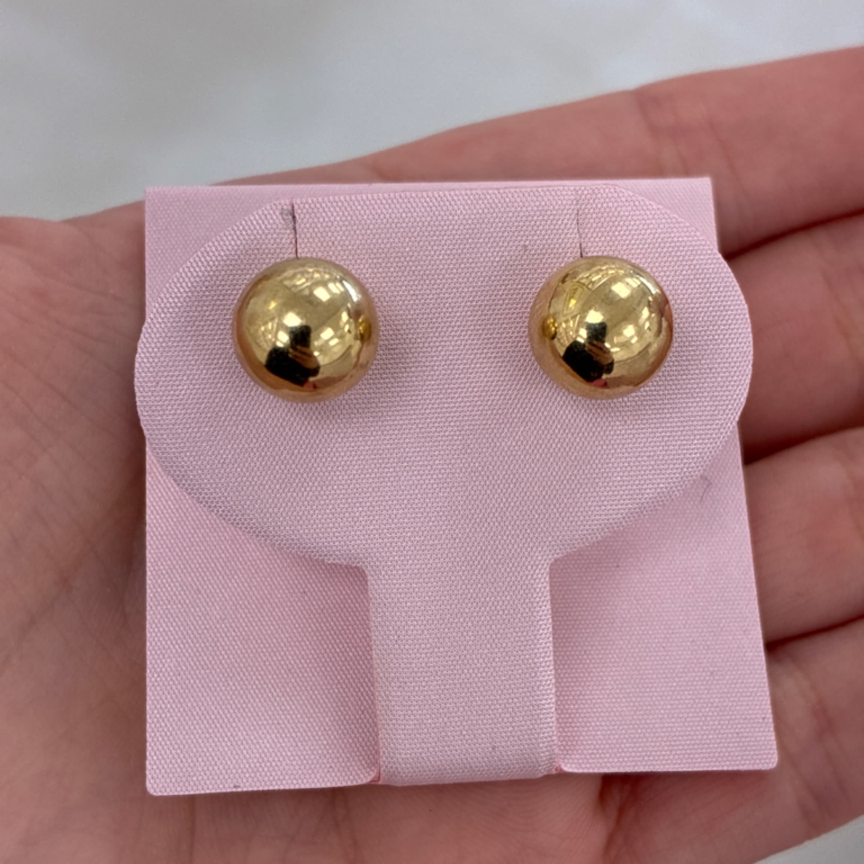 Large Sleeping Earrings 10KT