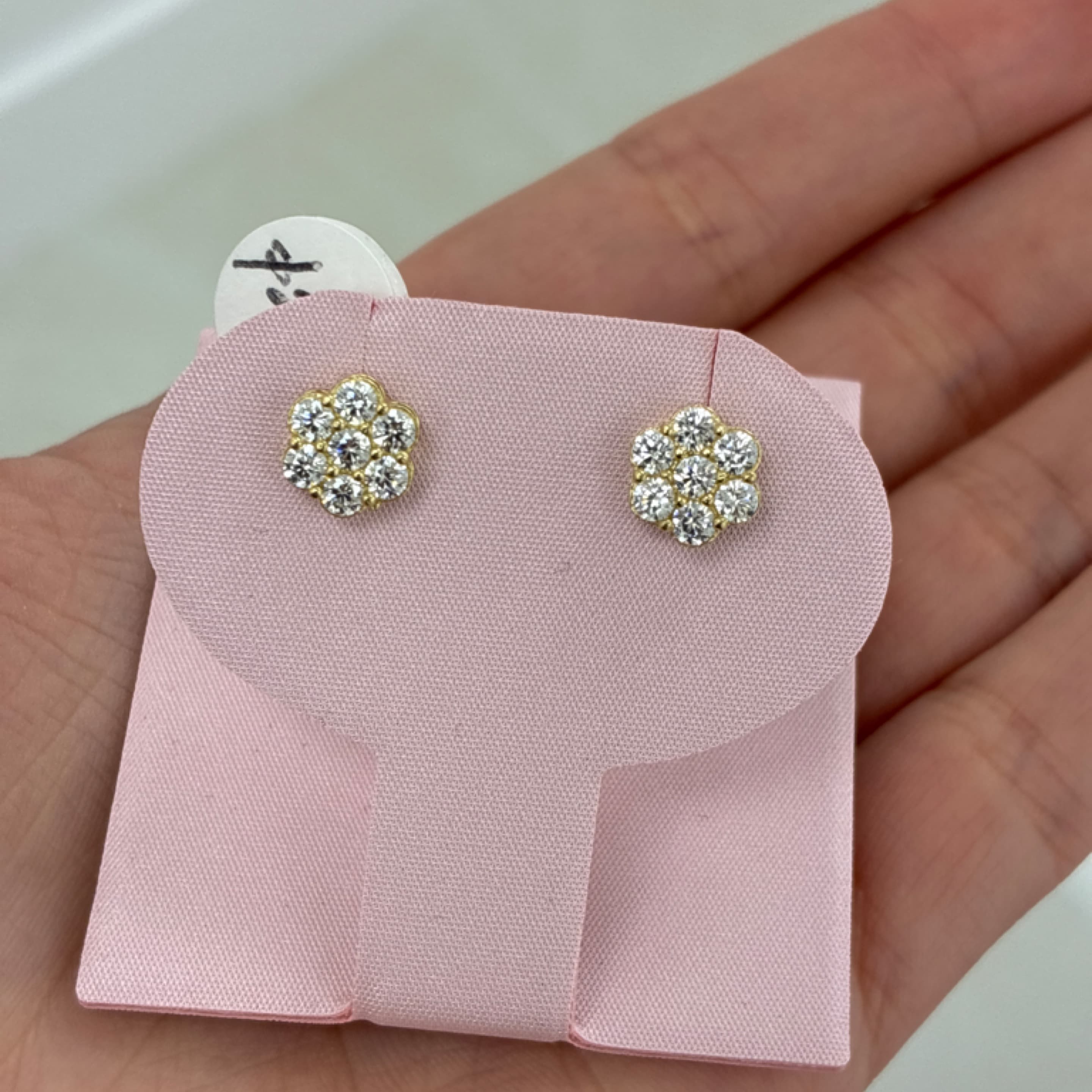 Small flower ZC earrings 10KT
