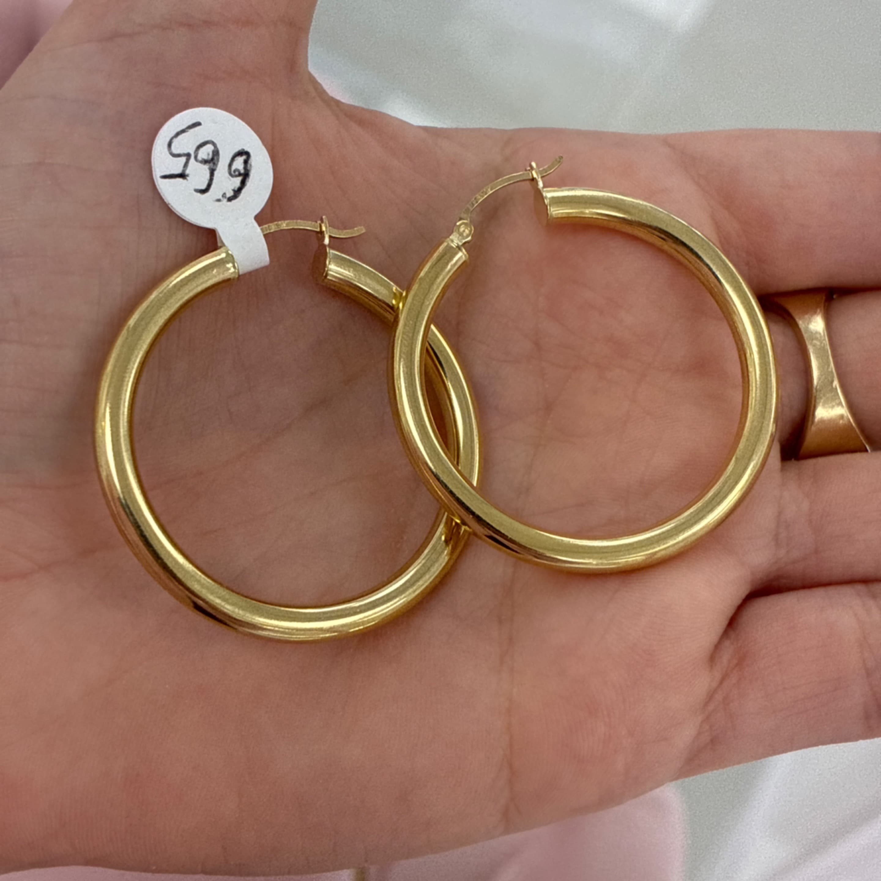 Plain thick rings 10KT