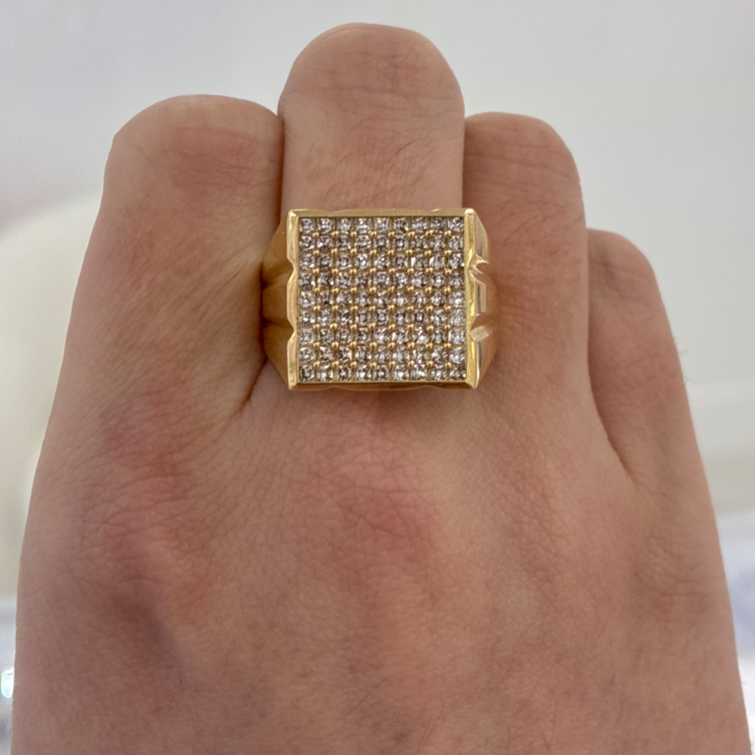Square Ring men ZC 10KT