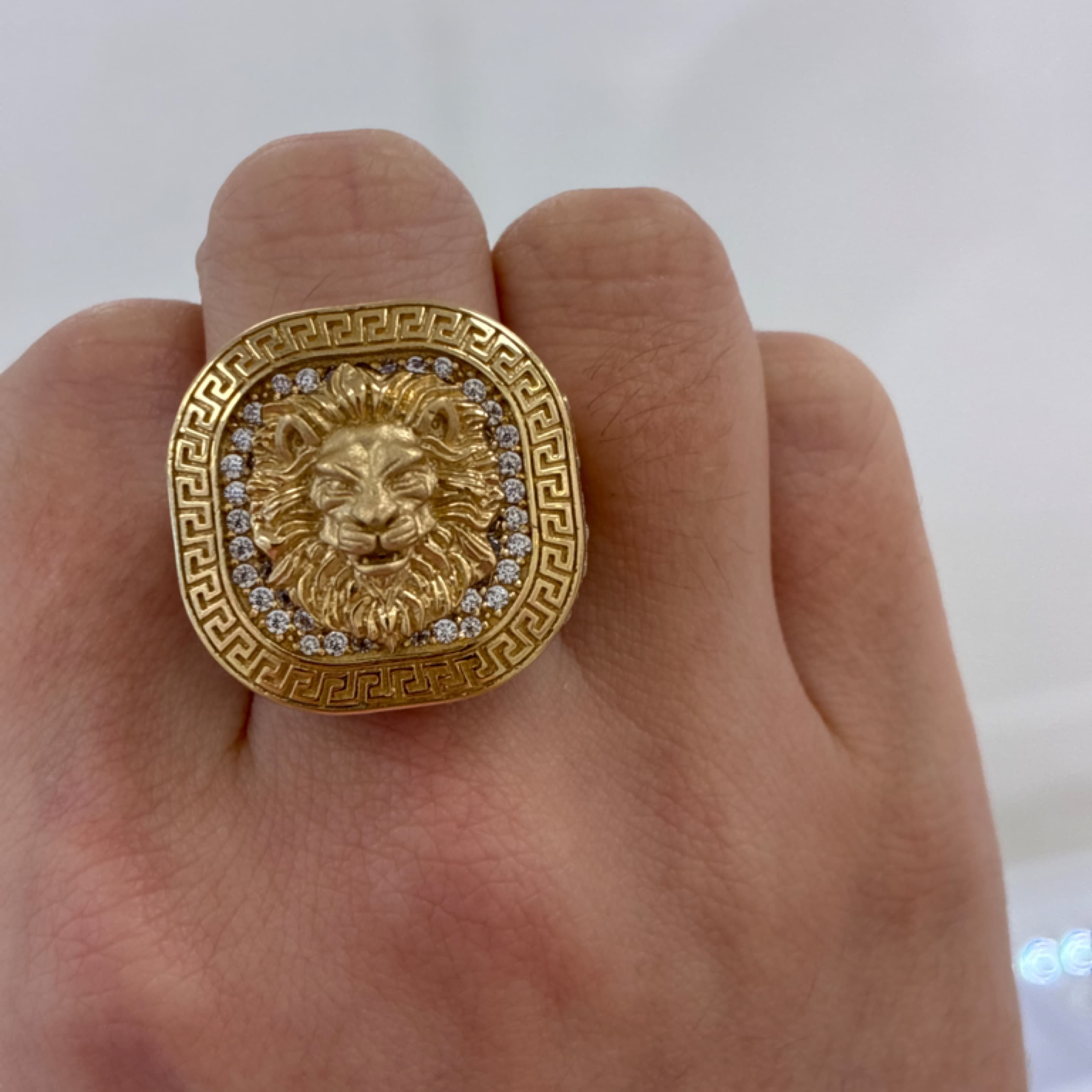 Lion men ring ZC 14KT