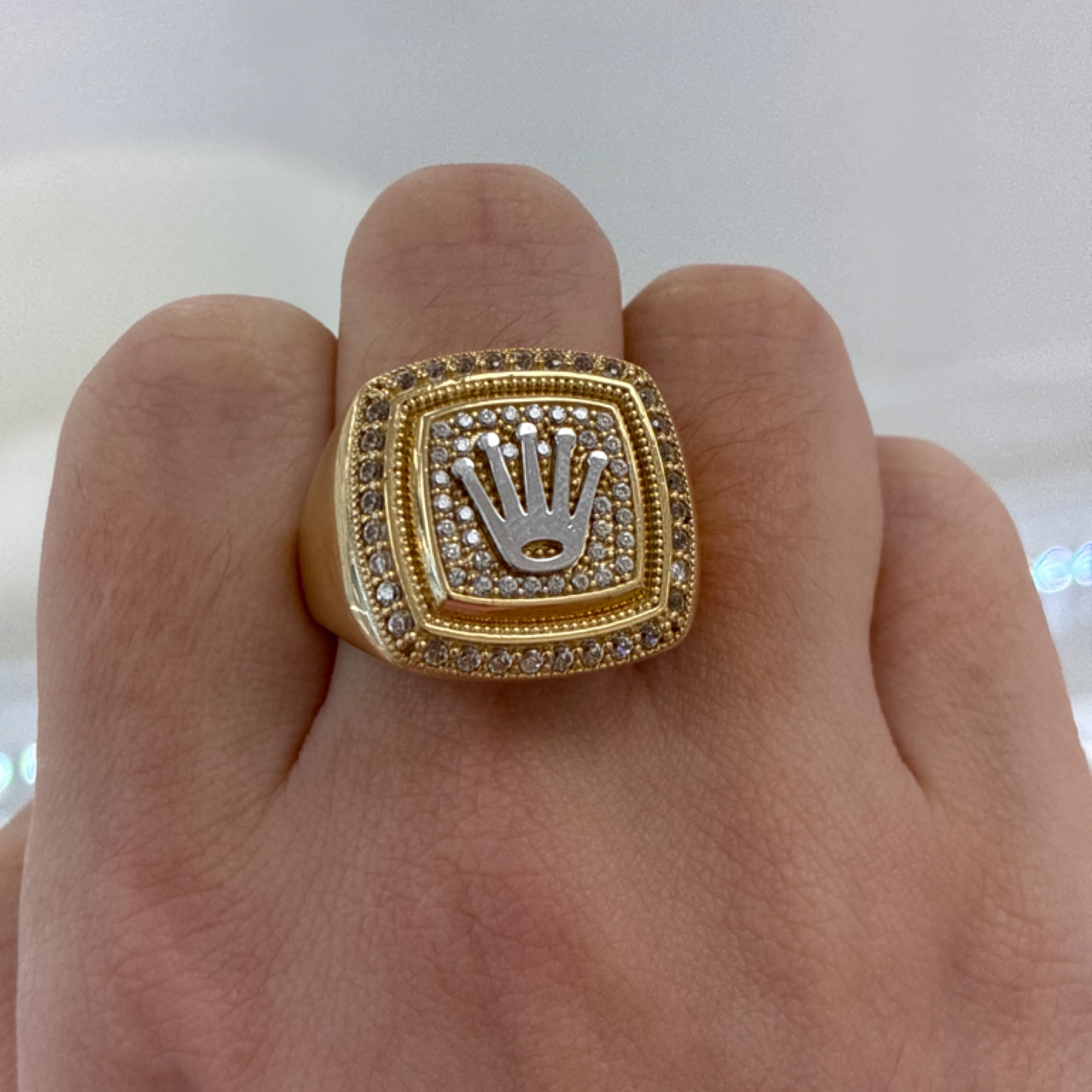 Crown men ring Zc 14KT