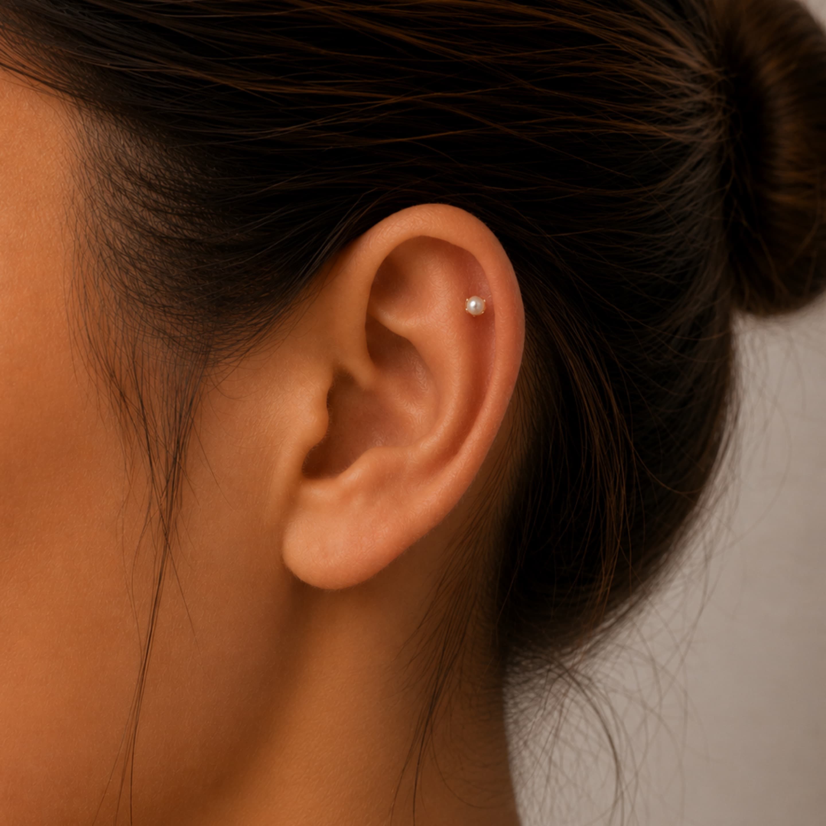 pearl piercing 14KT