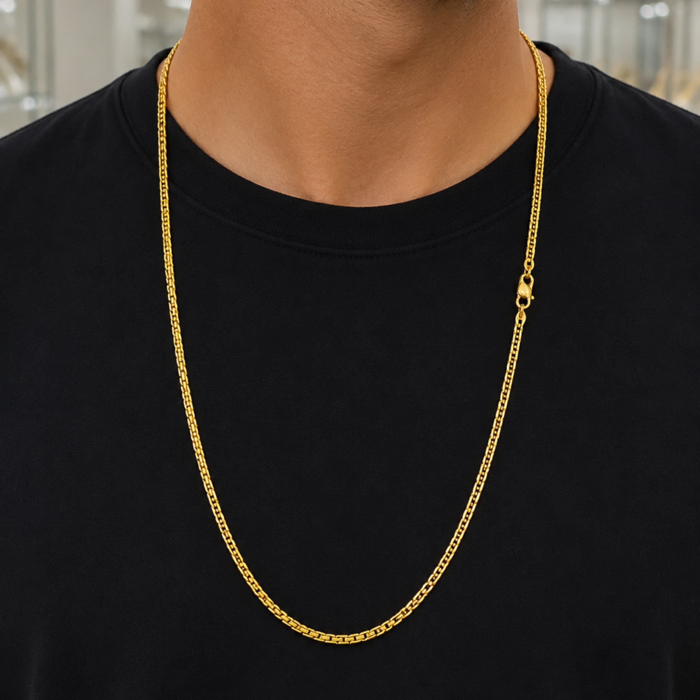 Double Link chain 14KT