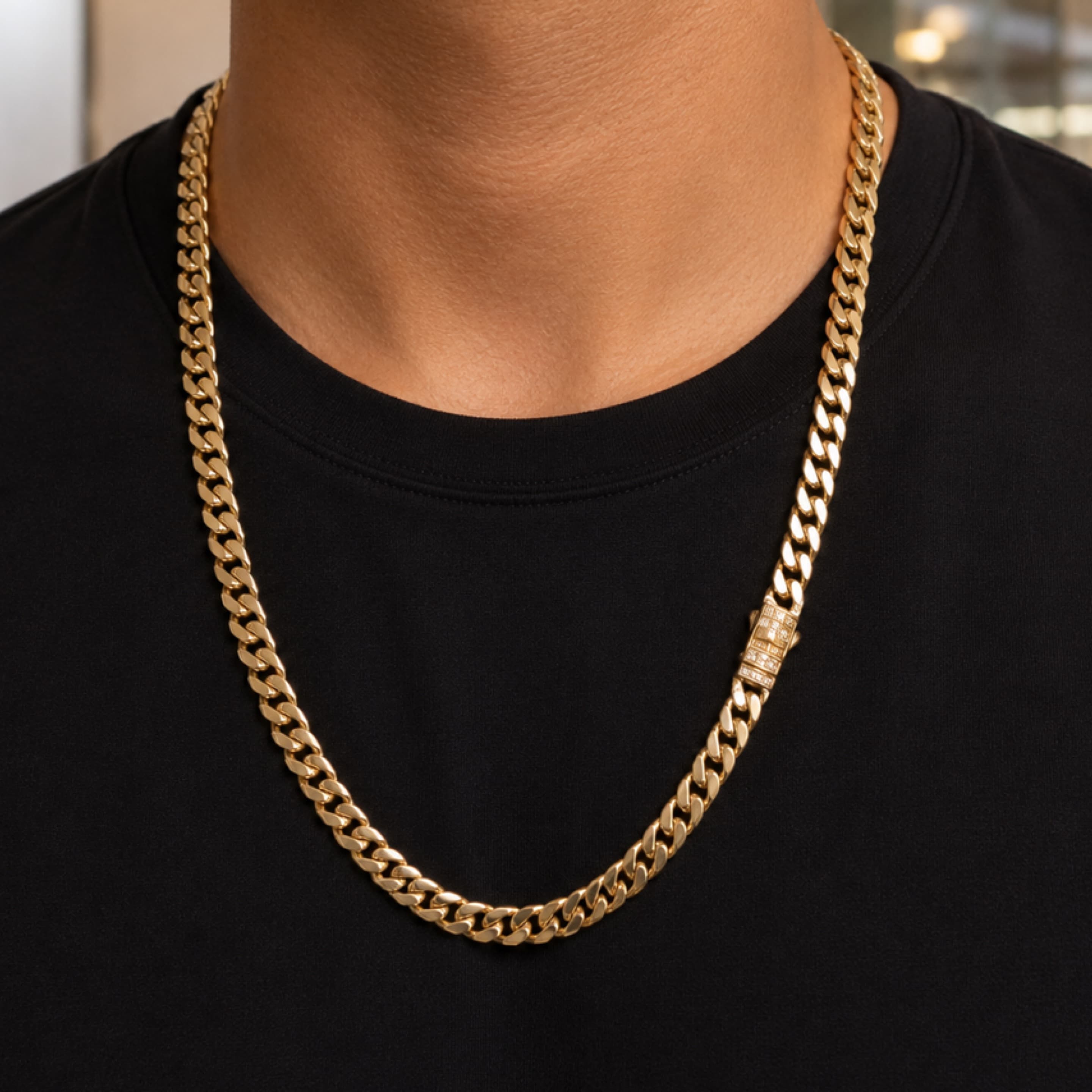 Romani Monaco Chain 7mm 10KT