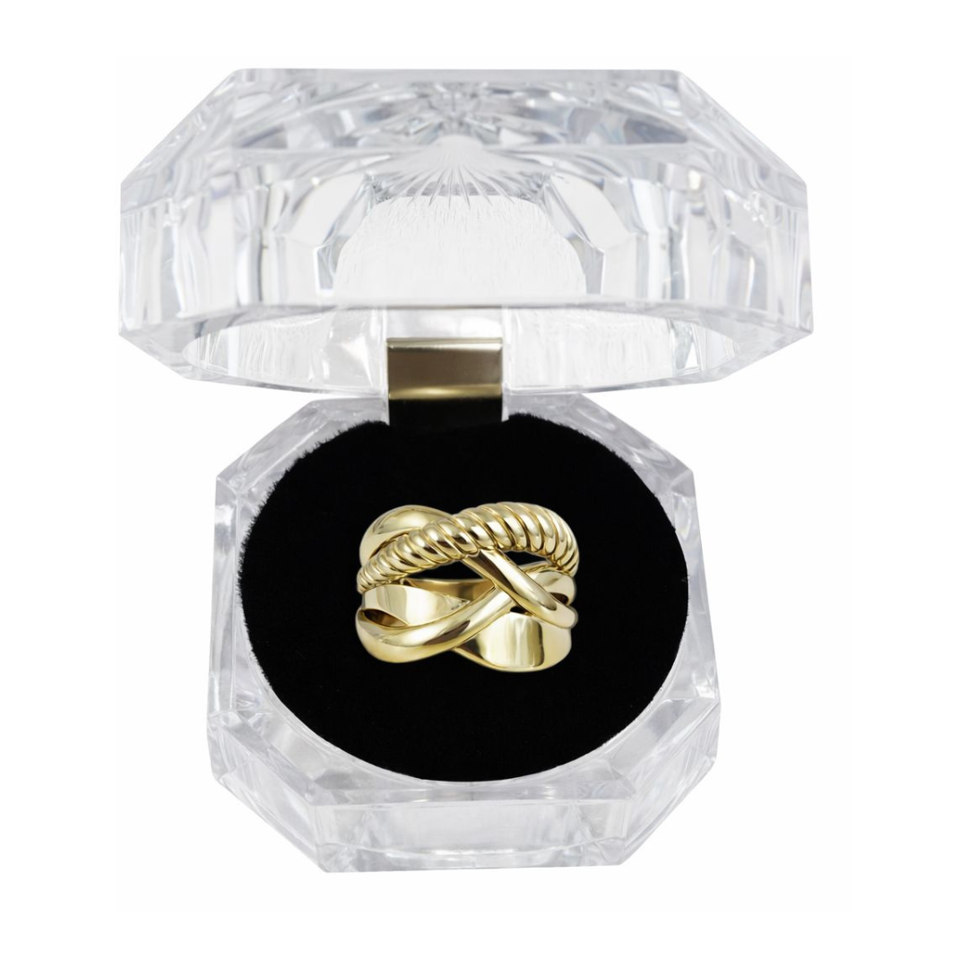 10K Gold Braided Design Ring