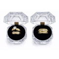 14K Gold Three-Ring Engagement Set